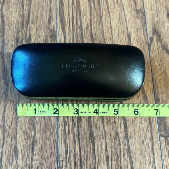 Coach glasses sunglasses case leather designer luxury preppy New York - Picture 6 of 6